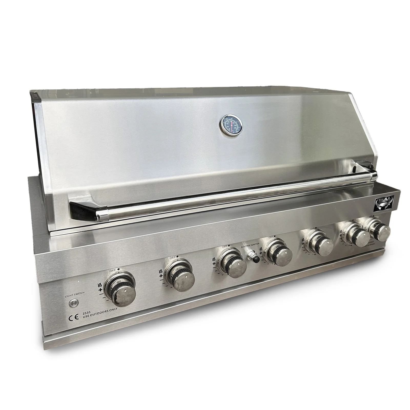 Bull BBQ 7-Burner Built-in Outdoor Kitchen with Rotisserie - Premium #304 Stainless Steel - Image 3