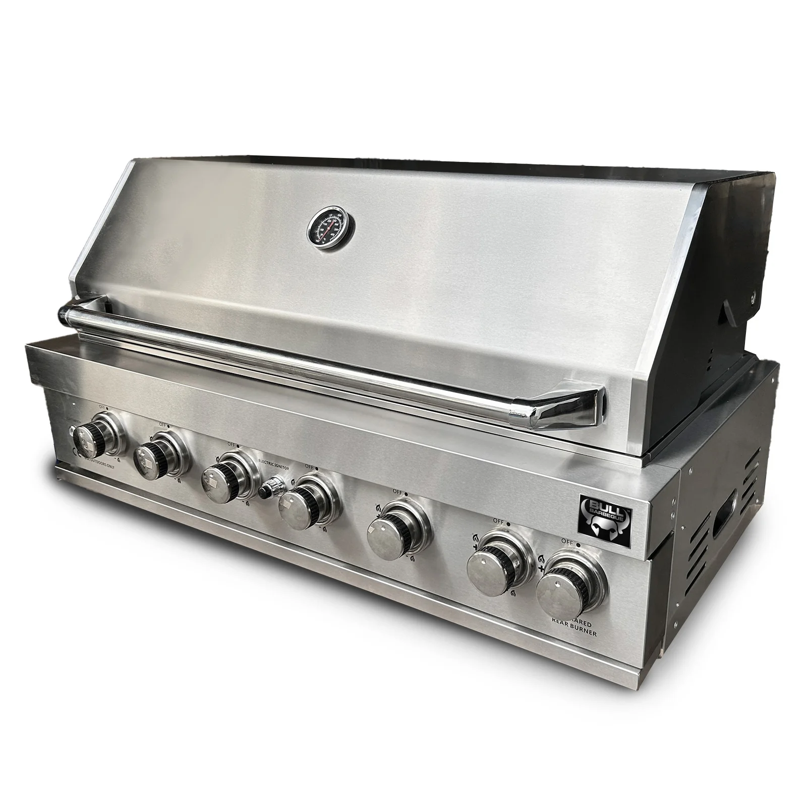 Bull BBQ 7-Burner Built-in Outdoor Kitchen with Rotisserie - Premium #304 Stainless Steel - Image 4