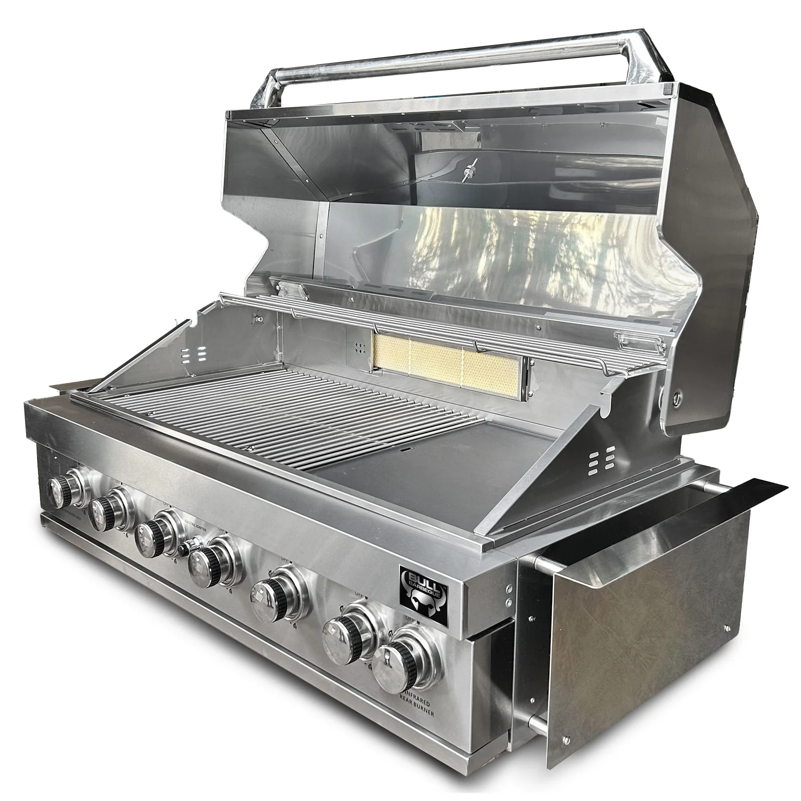 Bull BBQ 7-Burner Built-in Outdoor Kitchen with Rotisserie - Premium #304 Stainless Steel - Image 6