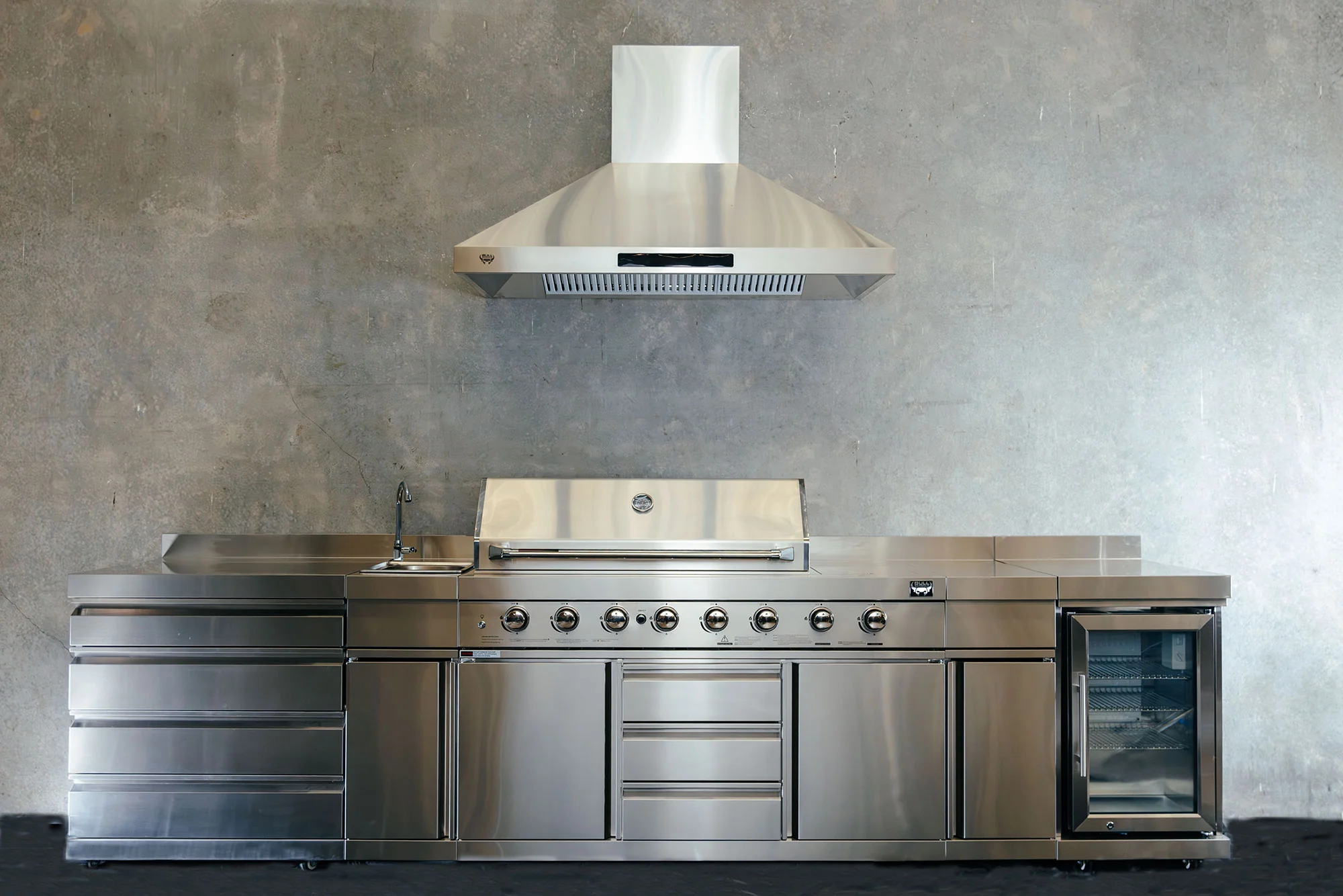 Bull BBQ 900mm Exhaust Fan Extractor with Digital Display and Remote Control (#304SS) - Image 10