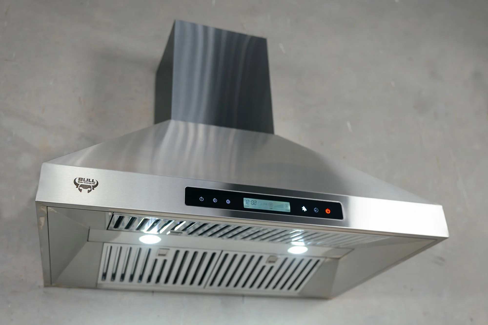 Bull BBQ 900mm Exhaust Fan Extractor with Digital Display and Remote Control (#304SS) - Image 4