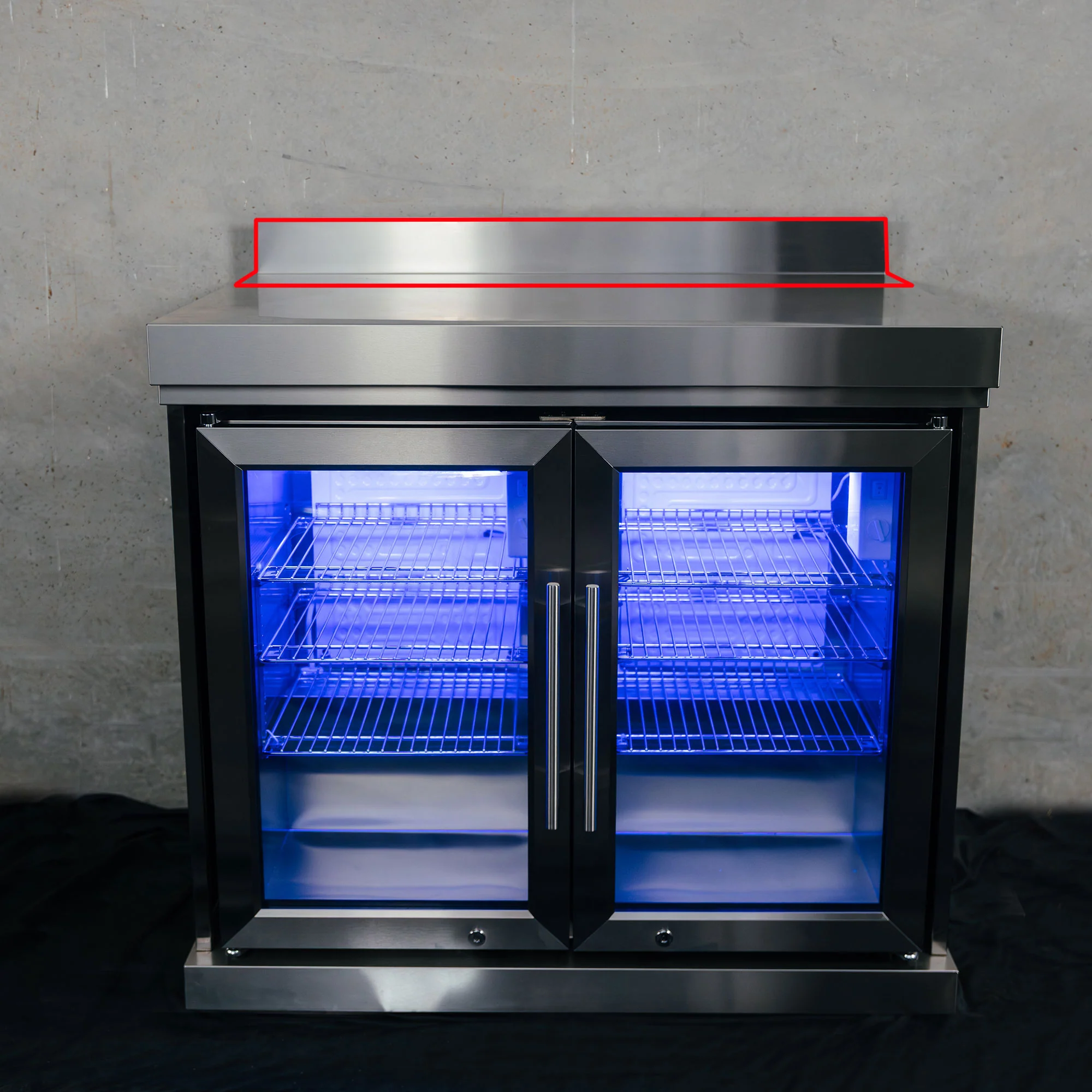 Bull BBQ Back Panel for Double Fridge Module - Image 3