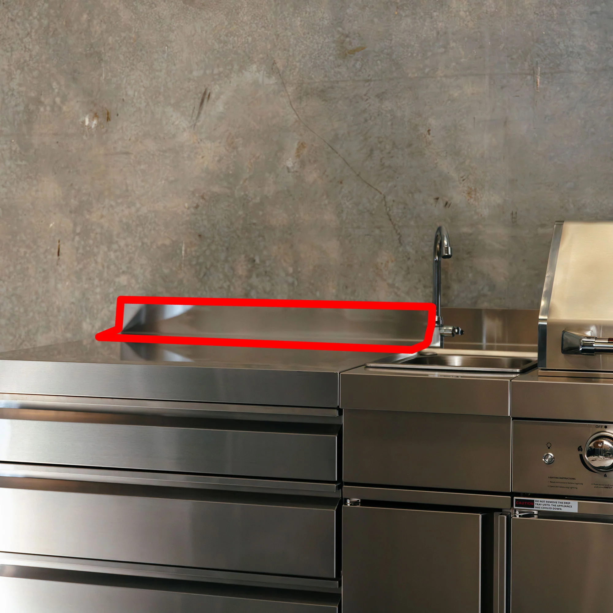 Bull BBQ Back Panel for Draw/Cupboard/Sink/Kamado Module - Image 4