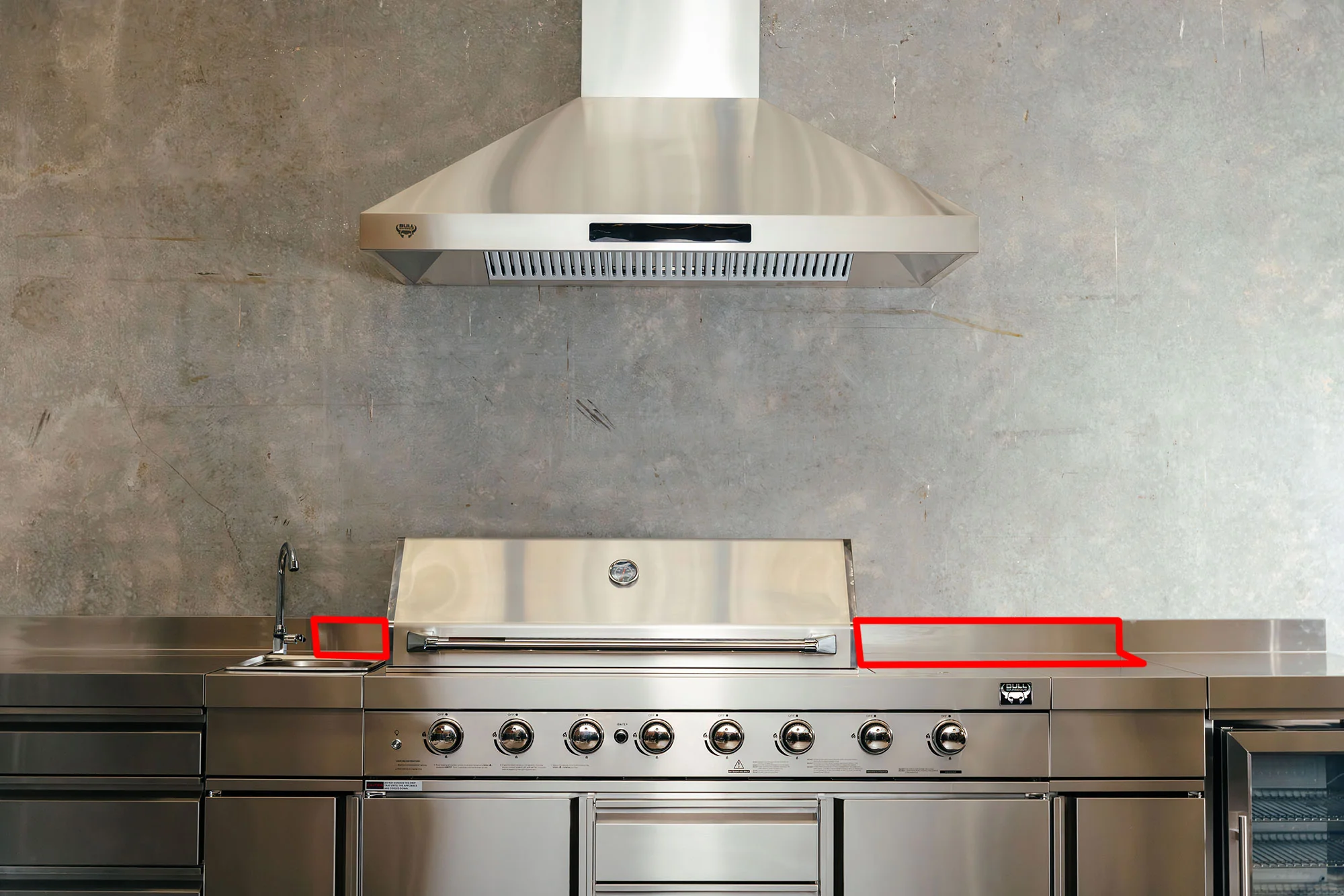 Bull BBQ Back Panel for Free Standing Bull BBQ 411U - Image 3