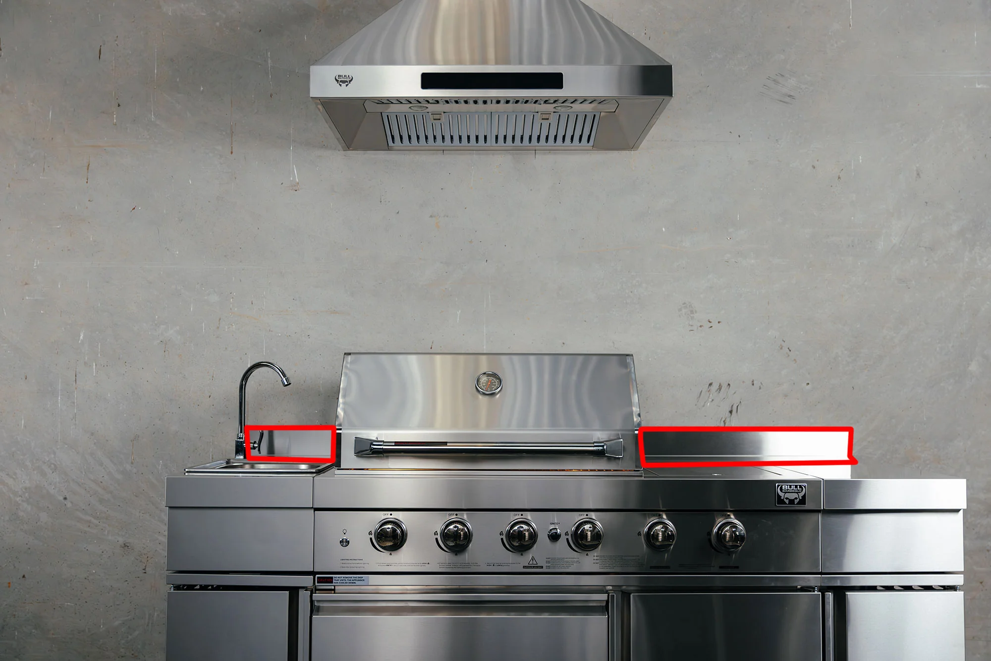 Bull BBQ Back Panel for Free Standing Bull BBQ 411U - Image 4