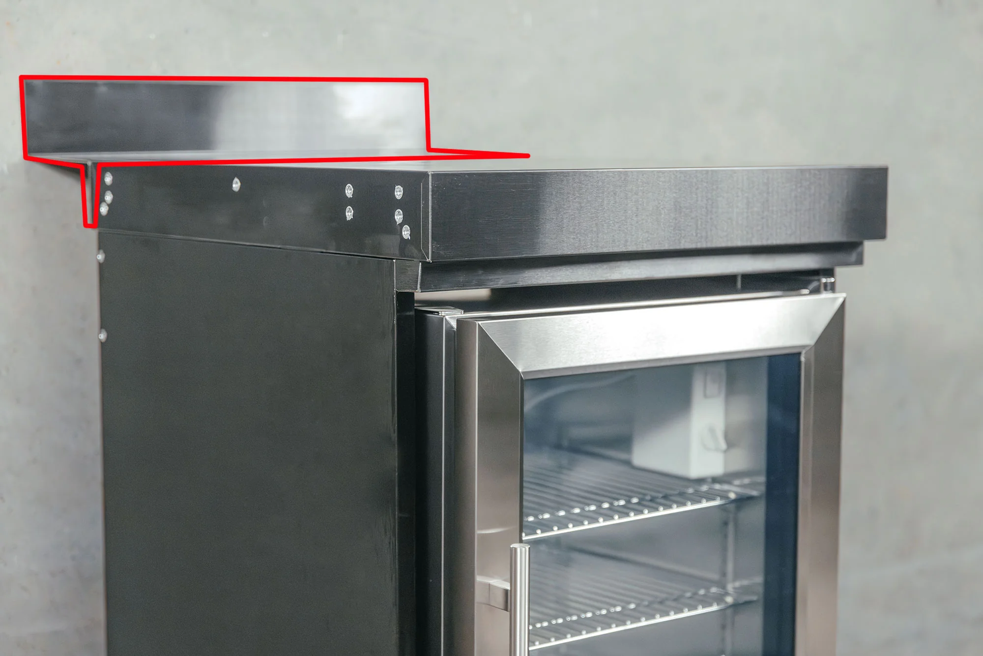Bull BBQ Back Panel for Single Fridge Module - Image 3