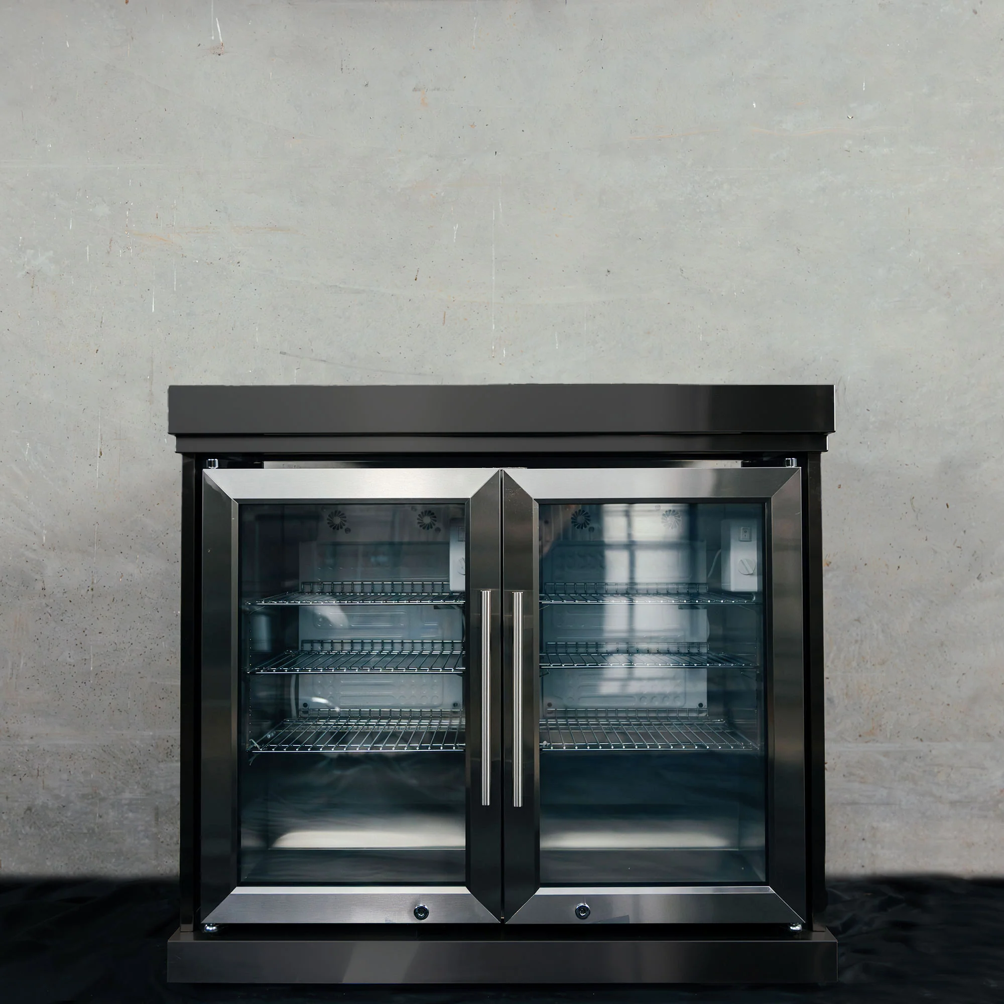 Bull BBQ Black Edition Stainless Steel Double Fridge Cooler Module – #304 Stainless Steel - Image 3