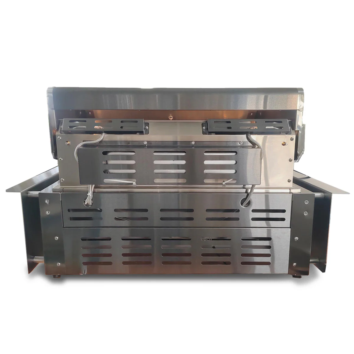 Bull BBQ Black Edition 5-Burner Built-in Outdoor Kitchen with Rotisserie – #304 Stainless Steel - Image 6