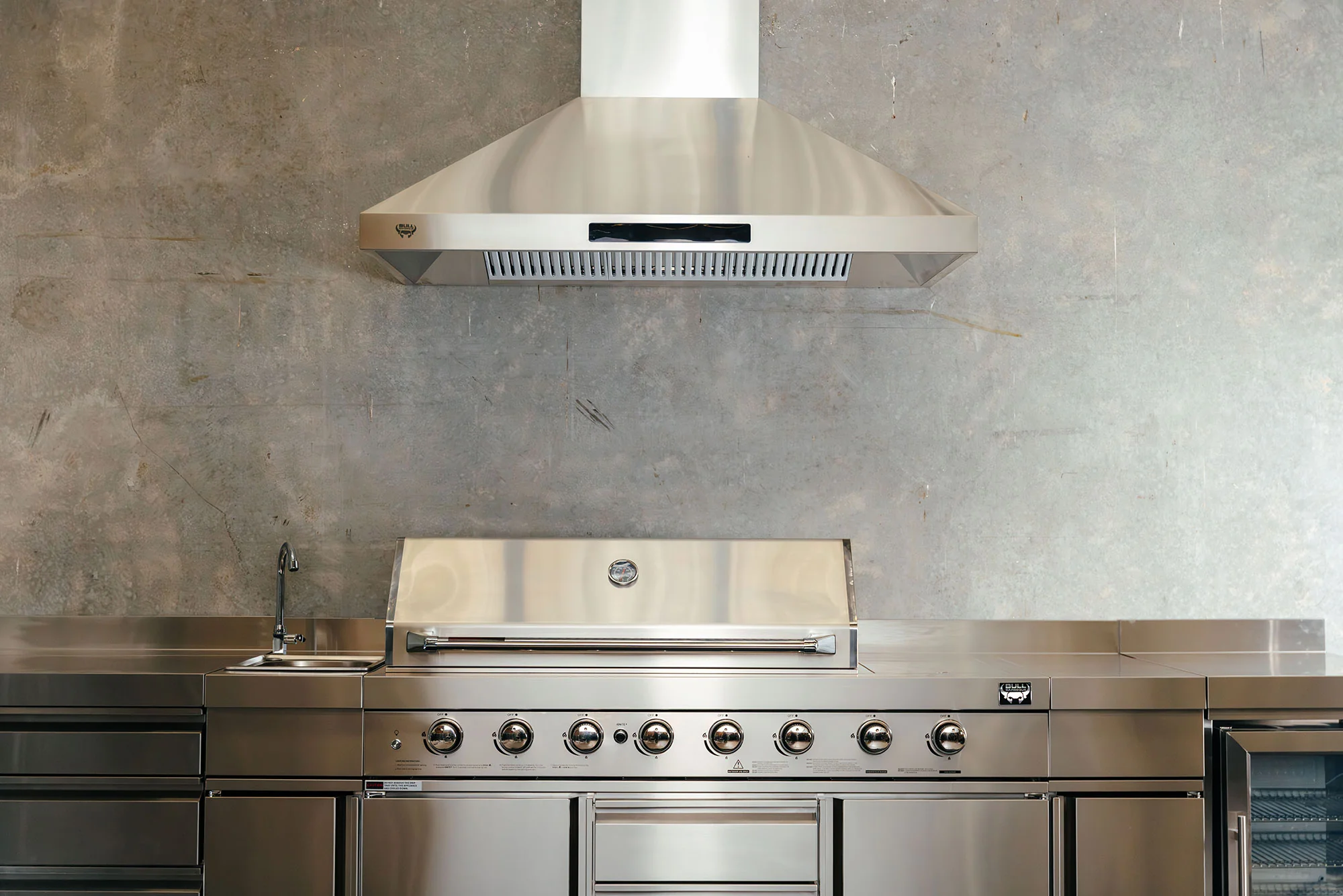 Bull BBQ Dual Motor Exhaust Fan Extractor with Digital Display and Remote Control (#304SS) - 2000CBM - Image 10