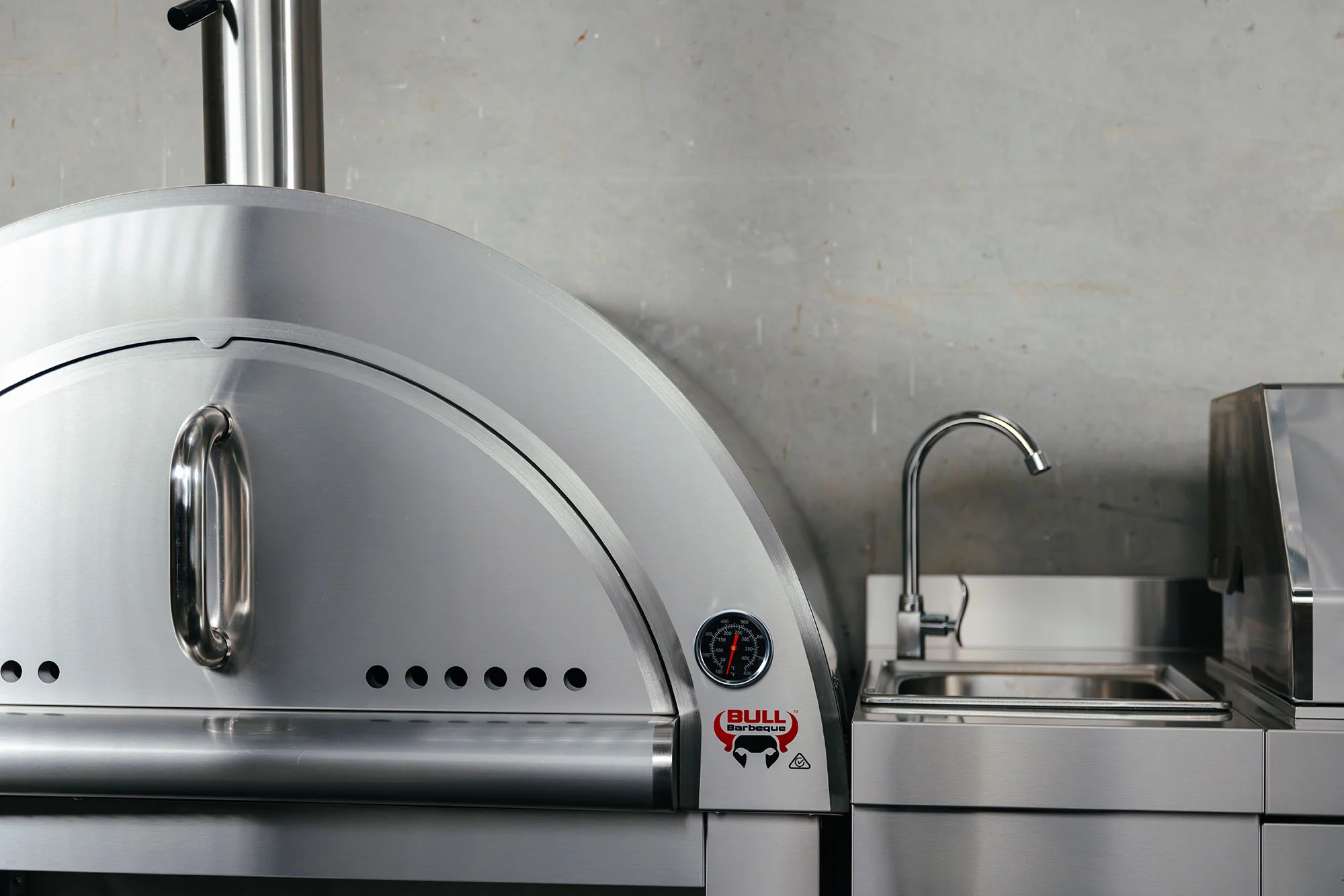 Bull BBQ Outdoor Large Wood-Fired Pizza Oven - Premium #304 Stainless Steel - Image 10