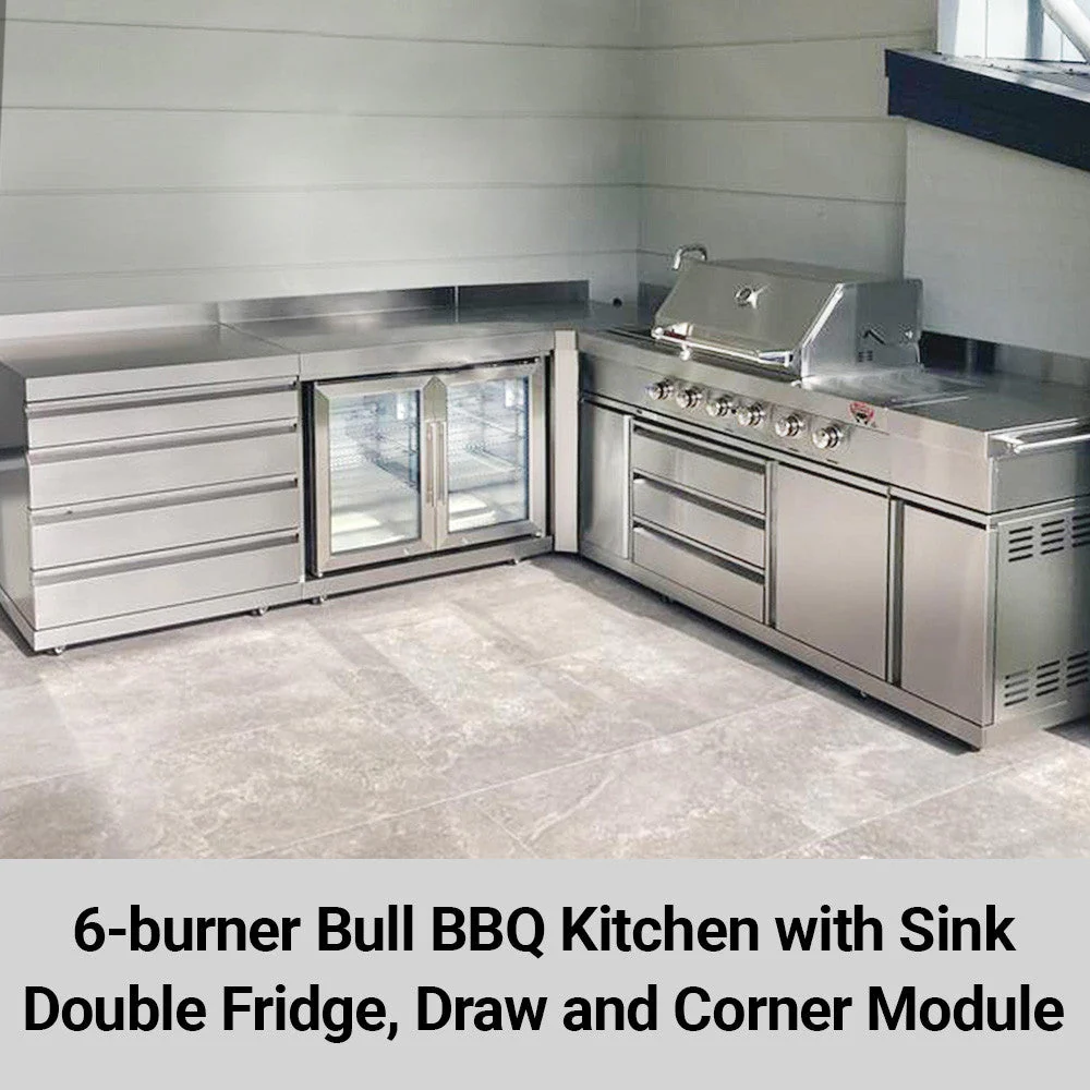 Bull BBQ Stainless Steel Double Fridge Cooler Module – #304 Stainless Steel - Image 11