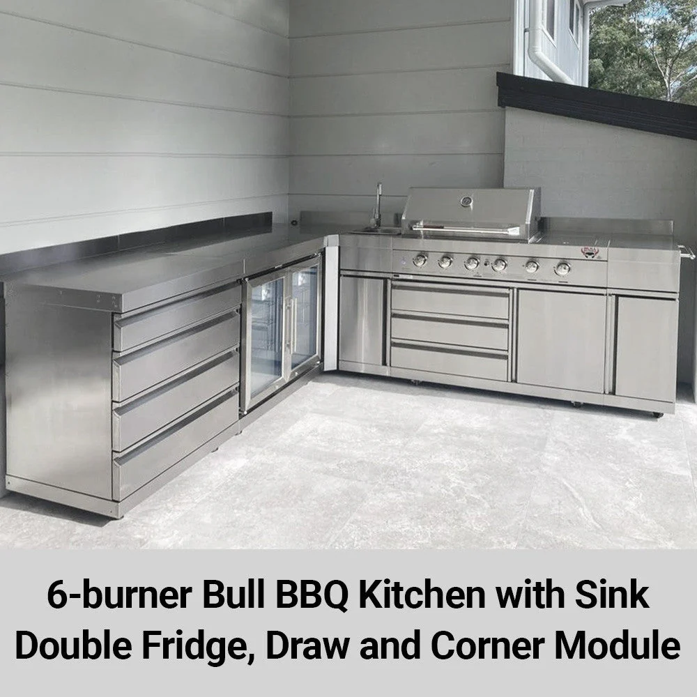 Bull BBQ Stainless Steel Double Fridge Cooler Module – #304 Stainless Steel - Image 9
