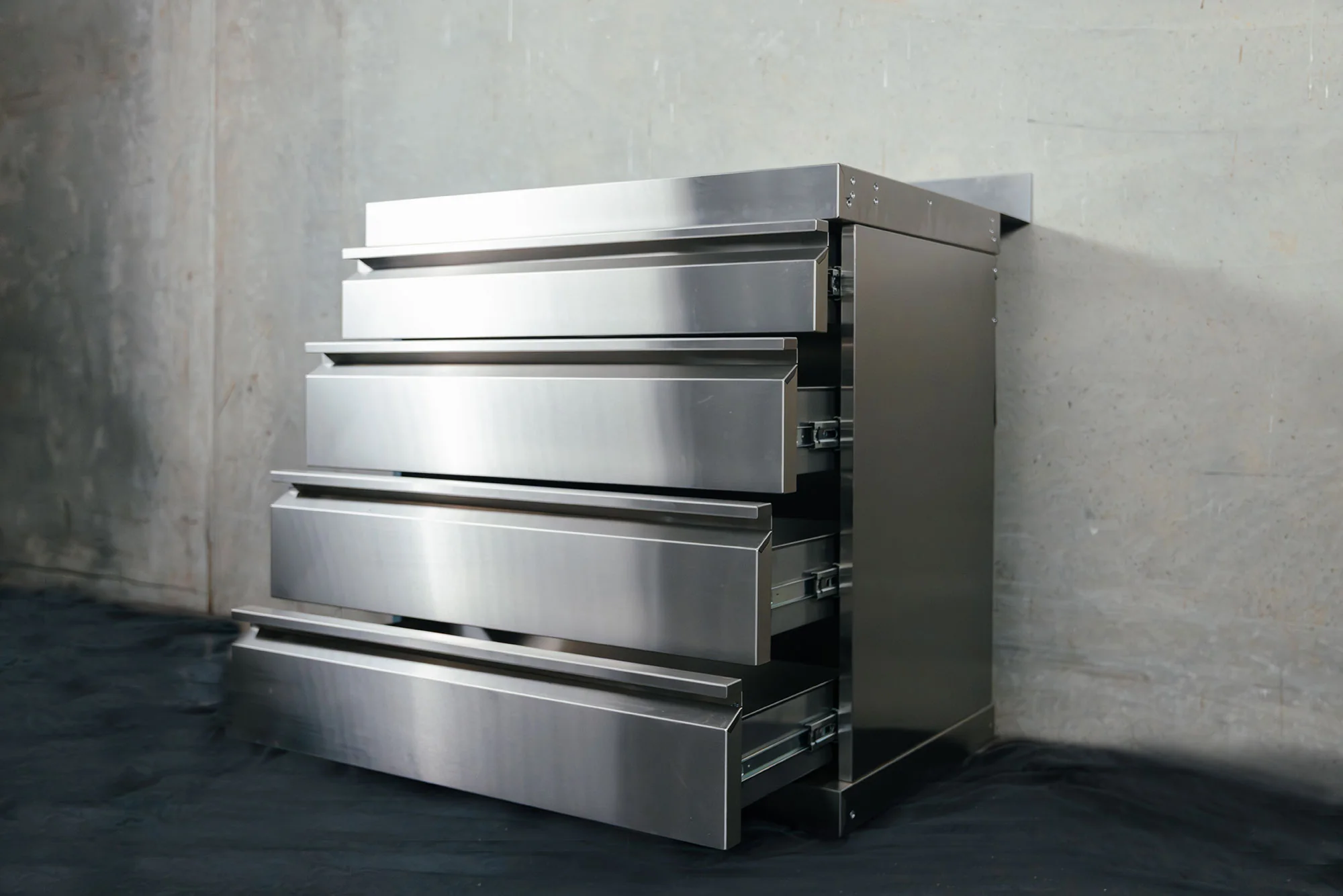 Bull BBQ Stainless Steel Outdoor Kitchen Drawer Module – #304 Premium Stainless Steel - Image 6
