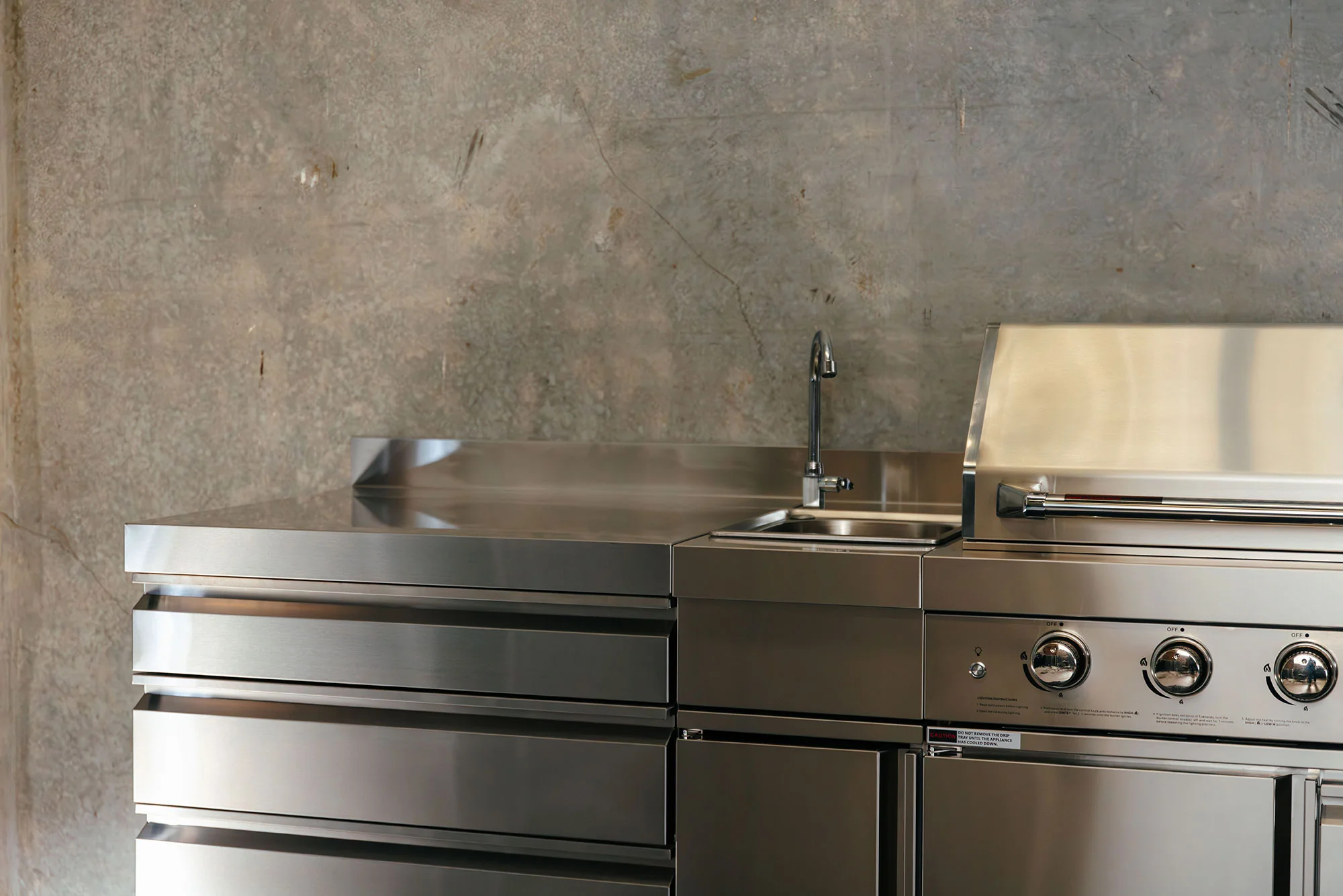 Bull BBQ Stainless Steel Outdoor Kitchen Drawer Module – #304 Premium Stainless Steel - Image 8
