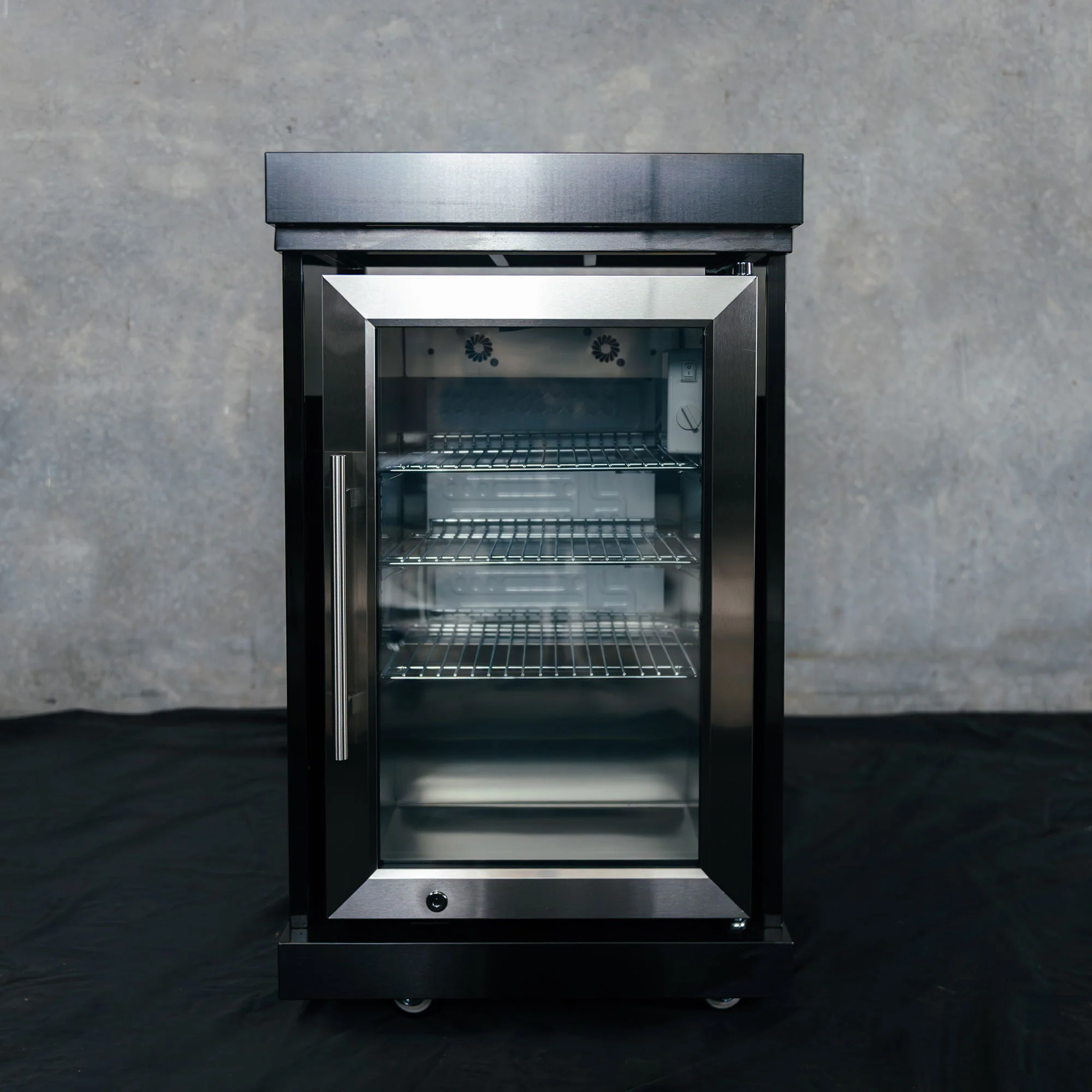 BULL BBQ Single Fridge Cooler Module – #304SS Black Edition - Image 3