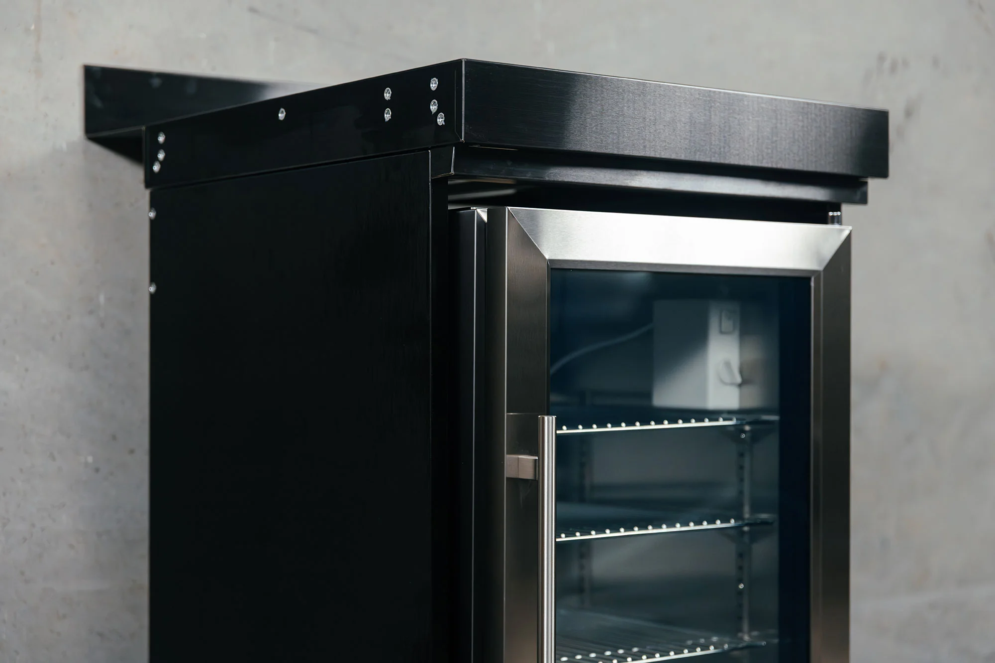 BULL BBQ Single Fridge Cooler Module – #304SS Black Edition - Image 7