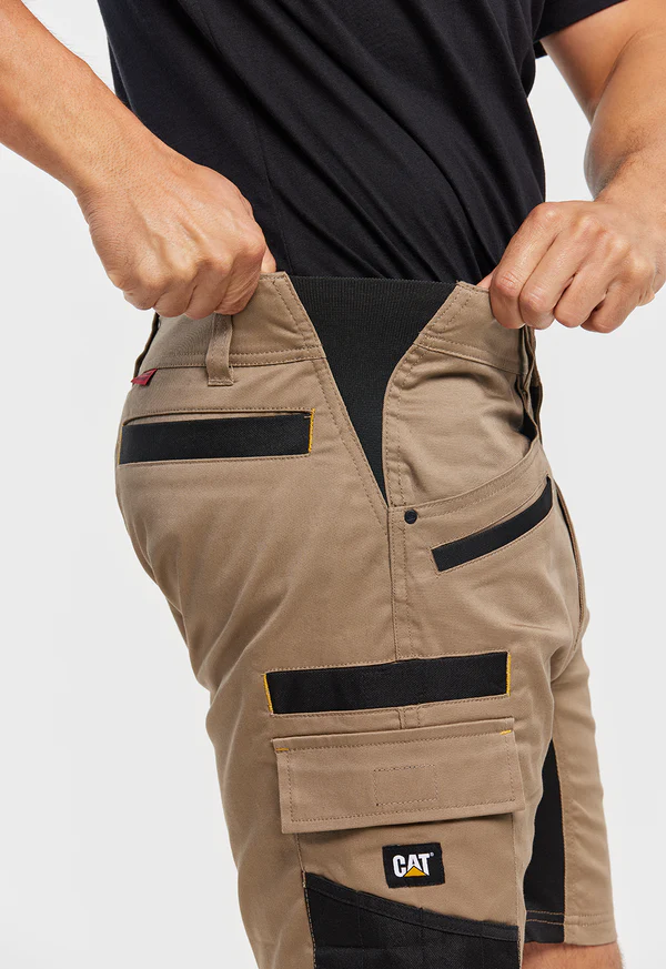 CAT Elite Operator Flex Short Khaki - Image 3