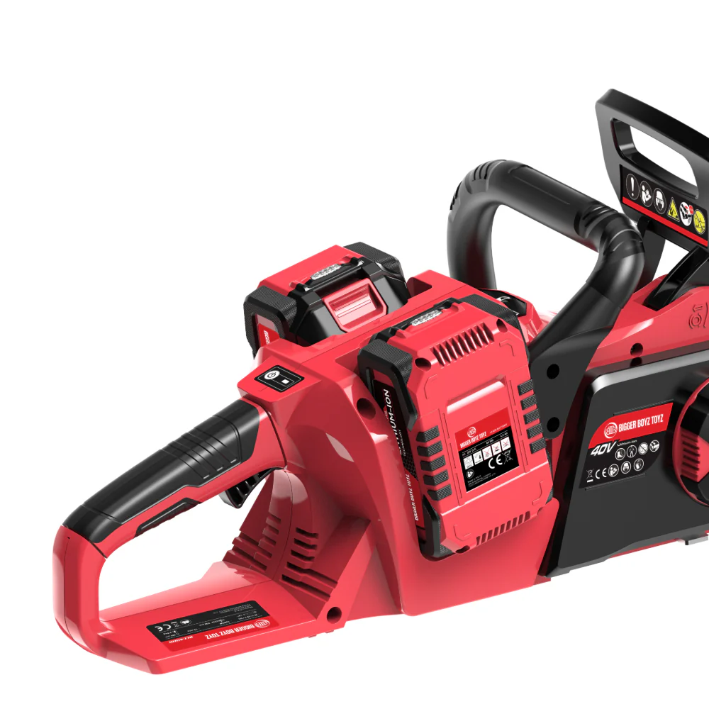 BBT 40V Cordless 14" Chainsaw - Brushless & Dual 4.0Ah Lithium-ion Makita Compatible - Image 5