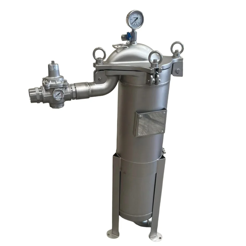 Stainless Steel High-Pressure Bag Filter Housing β 2# Single Bag (SS316) with Pressure Reduction Valve - Image 2