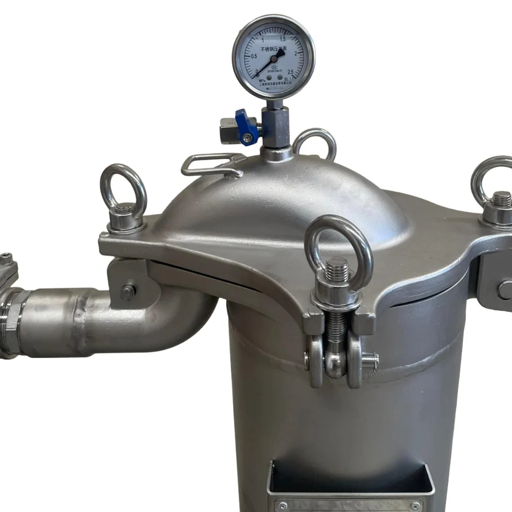 Stainless Steel High-Pressure Bag Filter Housing β 2# Single Bag (SS316) with Pressure Reduction Valve - Image 3