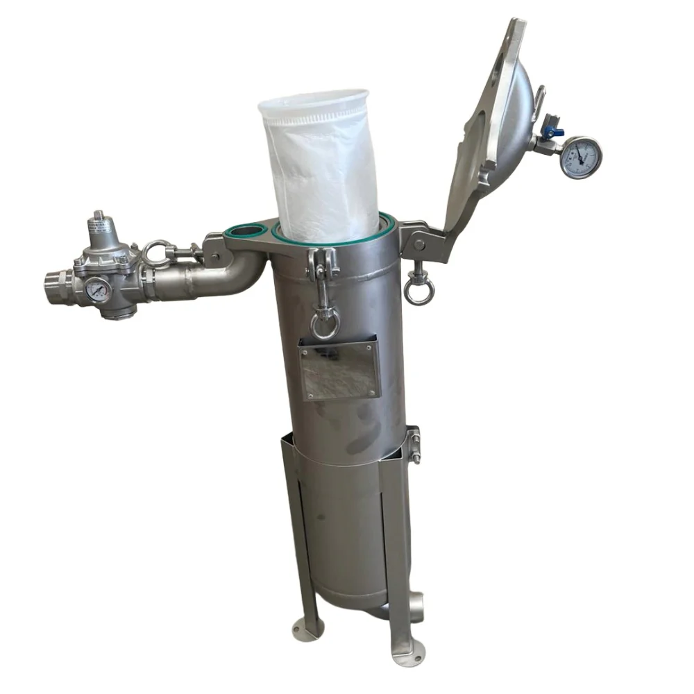 Stainless Steel High-Pressure Bag Filter Housing β 2# Single Bag (SS316) with Pressure Reduction Valve - Image 8