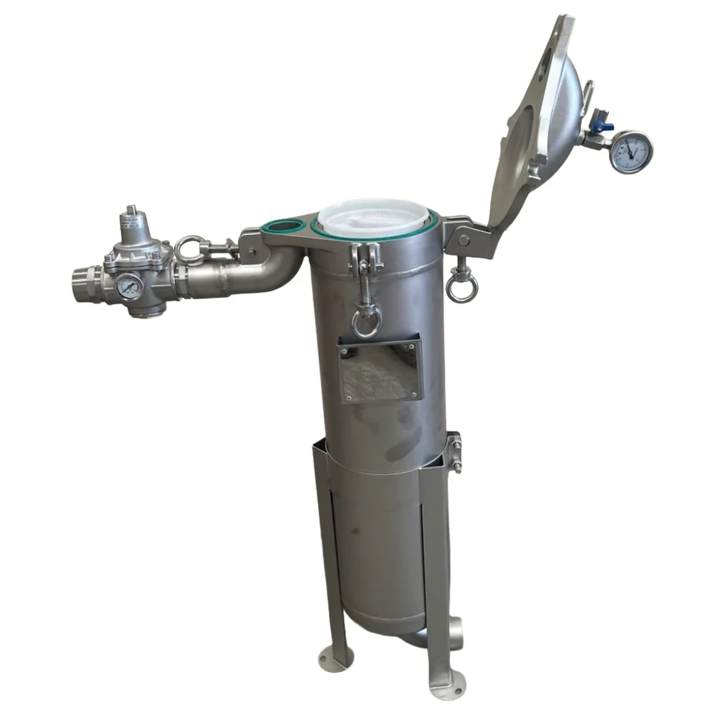 Stainless Steel High-Pressure Bag Filter Housing β 2# Single Bag (SS316) with Pressure Reduction Valve - Image 9