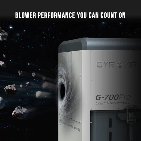 Harvey Gyro Air G700 PRO Woodwork Dust Extractor - Nebula Black - Image 3