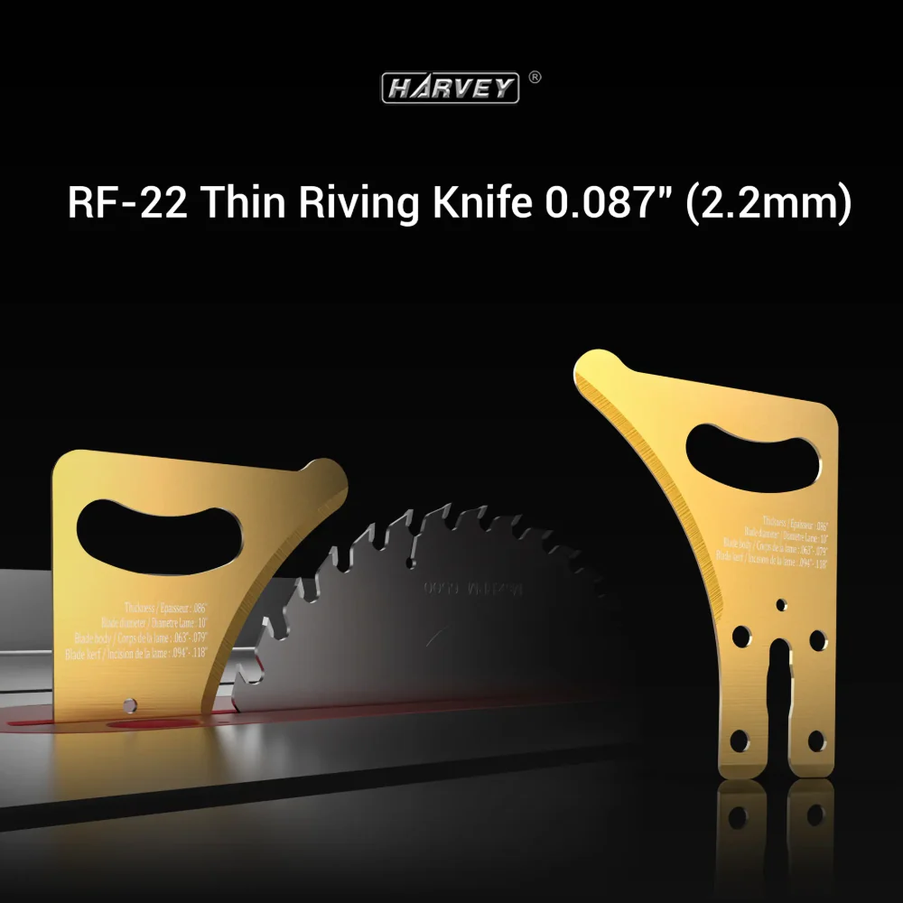 Harvey RF-22 Thin Riving Knife 0.087" (2.2mm) - Image 3