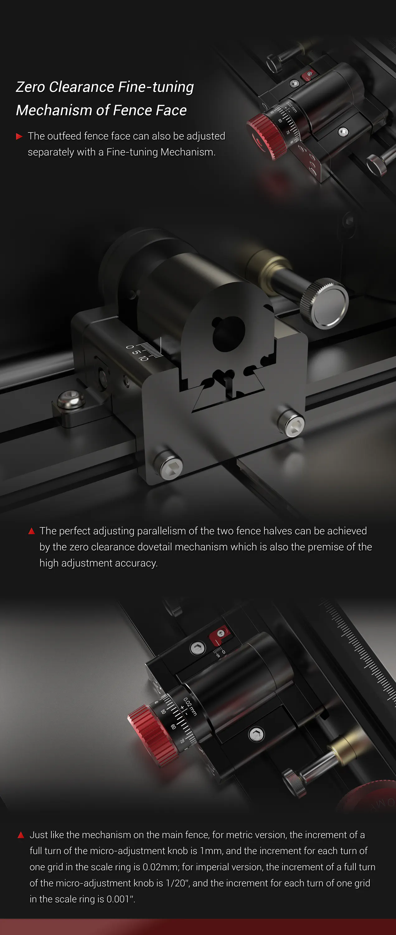 Harvey RF-36-M Metric Router Table Fence - Image 4