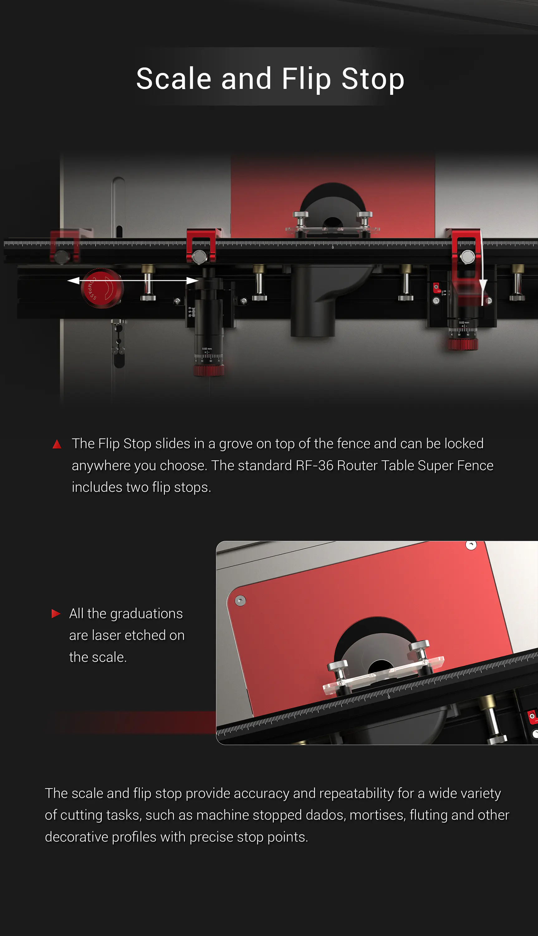 Harvey RF-36-M Metric Router Table Fence - Image 6