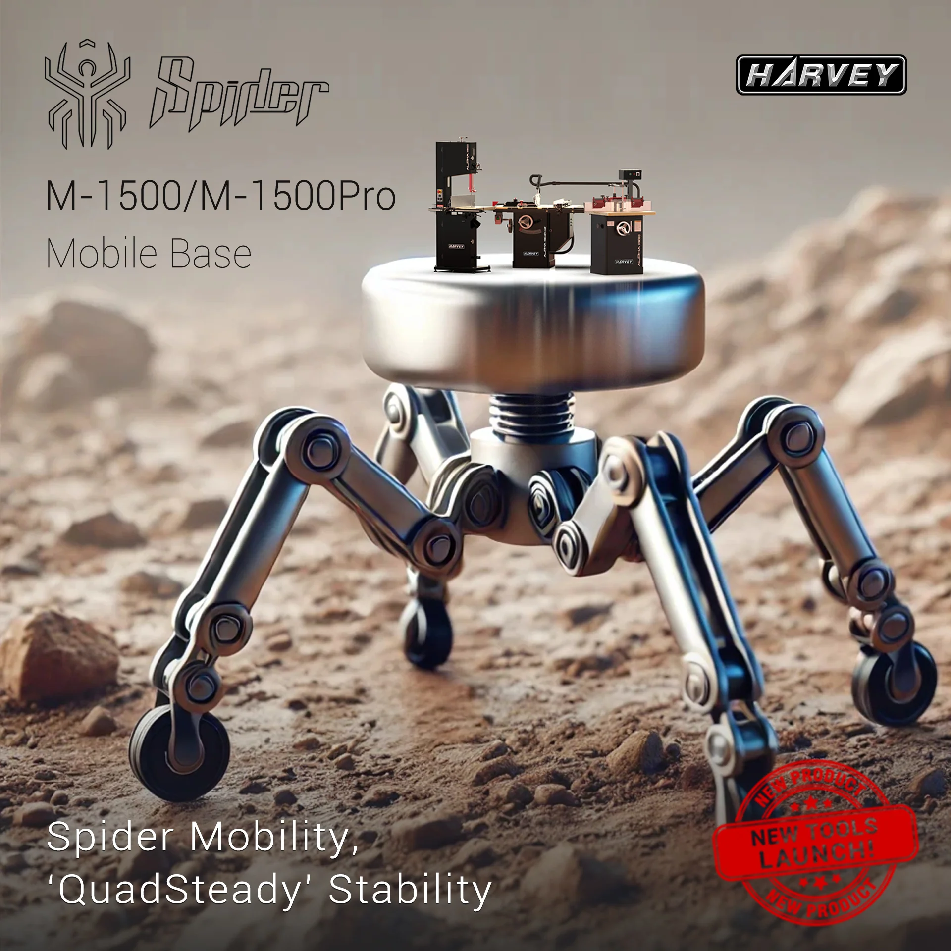 Harvey Spider Mobile Base M-1500pro - Image 11