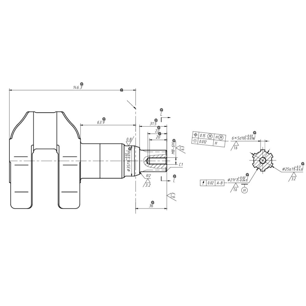 Koop 192 12hp Diesel Electric Start Engine - Spline Shaft - Image 3