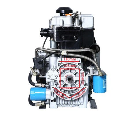 KOOP 23hp Twin Cylinder Diesel Stationary Engine - Image 3