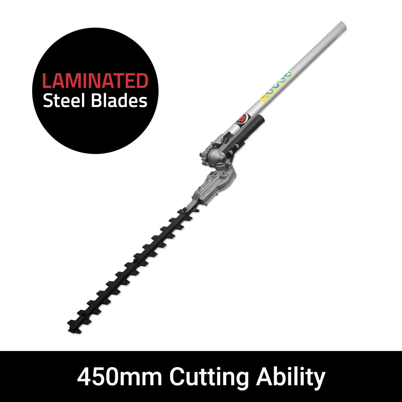 BBT 33cc 2-Stroke 450mm Extendable Pole Hedge Trimmer - 2-Year Warranty - Image 6