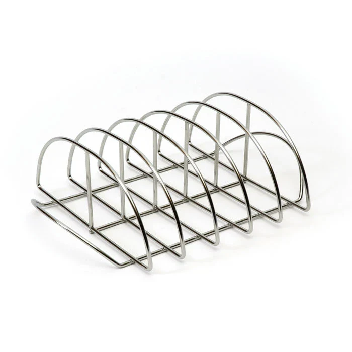Stainless Steel BBQ Rib Rack 26" - Image 2